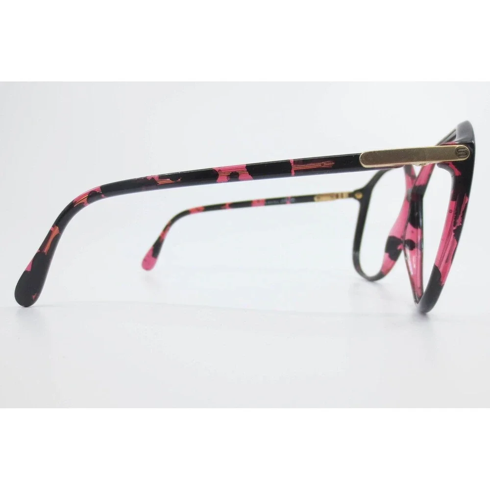 Silhouette SPX M 3033 Eyeglasses Black Pink Marbled Oversized Frames Austria 135